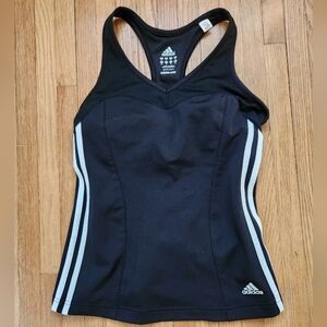 Adidas sports tank with built-in bra